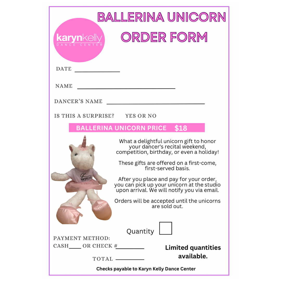 Ballerina Unicorn